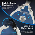 VIVOSUN Pruning Shears for Gardening, Lightweight Plant Pruners for Gardening, Garden Scissors for Cutting Flowers, Trimming Branches, Indoor Plant Scissors, Stylish Garden Gifts for Women