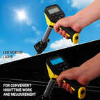 Measuring Wheel: DEKOPRO 4V Digital Measuring Wheel in Feet, 12.5 Inch 99,999Ft/ 99,999M Digital Display Folding Wheel Measurement Roller with Storage Bag