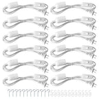 12 Pcs Light Bulb Socket 8.2Ft Extension Hanging Lantern Cord Cable Lamp Cord with Switch E26/E27 Pendant Light Socket for Kitchen Bedroom Restaurant