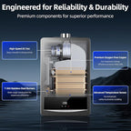 Propane Gas Tankless Water Heater, Indoor Max 4.2 GPM, 102,000 BTU On Demand Instant Hot Water Heater Propane Gas with LED Temperature Control Panel, 1/2" NPT Connector Size, CSA Certified, Gray