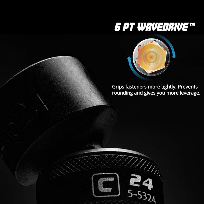 Capri Tools 14 mm Universal Impact Socket, 1/2-Inch Drive, 6-Point, Metric