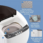 16lbs Portable Washing Machine, 2.0 Cu.Ft Full Automatic Washer and Dryer Combo with 8 Wash Programs, Compact Laundry Washer for Apartment, Dorm, RV, Small Spaces, Lavadora