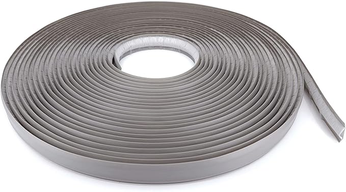 InstaTrim The Original Flexible Trim - 50ft Grey 3/4" Wide Caulk Tape - Adhesive Trim with Many Uses Including Caulking for Bathtubs, Sinks, Counters, Tile, Floors - Made in USA