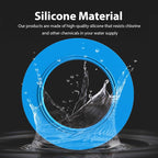 Flush Valve Seal for American Standard and Eljer Toilet, 7 Pack Toilet Parts for 7301111-0070A Upgraded Silicone Material Flush Valve Replacement Kit Gasket Ring for Champion 4 and Eljer Titan 4