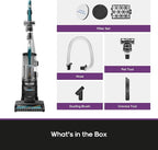 Eureka FlexReach Plus Bagless Upright Vacuum Cleaner for Home,Pet Vacuum for Carpet and Hard Floor, Lift-Up Vacuum with Flooring Type Sensor, HEPA Filter,Anti-Tangle, NEU652, Green