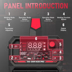 YESWELDER 200A AC/DC Aluminum Tig Welder with Pulse Large LED Display, Digital Inverter STICK/TIG 110/220V Dual Voltage TIG Welding Machine TIG-200P ACDC