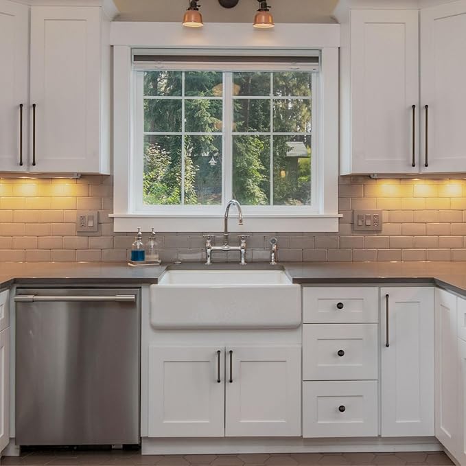 10 Pack Oil Rubbed Bronze Cabinet Pulls 3.75 Inch Kitchen Cabinet Handles Cabinet Hardware Kitchen Handles for Cabinets Cupboard Handles Bronze Kitchen Pulls Drawer Handle