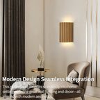 Gold Gypsum Modern LED Wall Sconces Wall Lighting Set of 2, Indoor Hardwired Walls Mount Light Fixtures Up Down Lamp for Hallway Bedroom Living Room Dining Room【Bulbs Included】