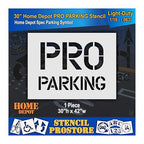 Retail Stencils - Home Depot - 30 in PRO Parking Stencil - 43'' x 31'' x 1/16" (63 mil) - Light-Duty