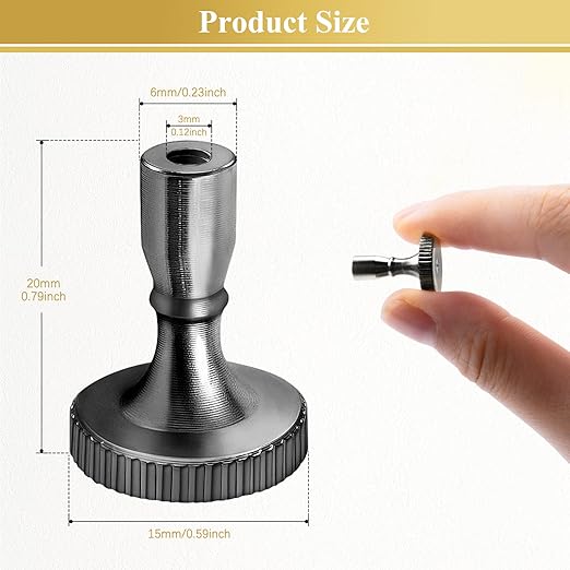 DiCUNO Lamp Turn On/Off Switch Knobs Replacement, Metal Lamp Switch Knob for Universal Light Socket, Standard Size, Pearl Black, 4 Packs