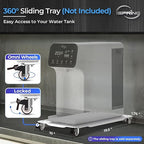 iSpring RCD100 5-Stage Countertop Reverse Osmosis System, Instant Hot RO Water Dispenser with UV, 2.5:1 Pure to Drain, 100 GPD Portable Water Filtration System, 4 Temperature Options, Plug and Play