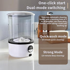 Portable Washing Machine, Mini Compact Single Tub Washer for Deep Clean Small Laundry, Ideal for Socks, Underwear, Baby Clothes, Apartments, Dorm, Travel, Camping