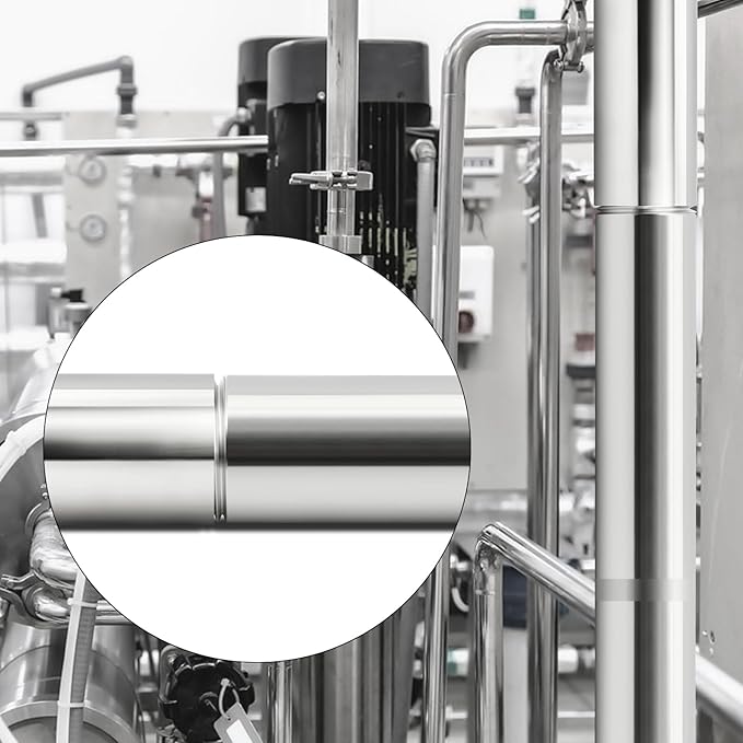 TAISHER 1PCS 304 Stainless Steel Pipe Fittings, 1" NPT Male Threaded, 8" Length Weld Nipple Cast Pipe