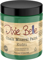 Dixie Belle Paint Company Chalk Finish Furniture Paint - Kudzu (8oz) - Matte Natural Green Chic Chalk Mineral DIY Furniture Paint