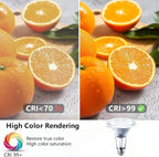 PAR30 Long Neck Halogen Bulbs, 120V 60W PAR30 Flood Light Bulb, Dimmable, E26 Medium Base, 2700K Warm Lighting, 3000 Hours for Recessed Light Bulb, 6 Pack