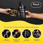 Pinch Magic Fiber | Prebiotic Fiber Supplement for Women & Men | Psyllium Husk Powder for Digestive & Gut Health Support | Keto, Vegan, Low Sugar Fiber Powder | USA-Made | Lemon Ginger, 28-Day Supply