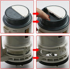 T Tulead 3-Inch Dual Flush Valve Toilet Flush Valve Repair Parts 275mm Height, for One-Piece Toilet