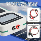 1800W Solar Panel Tester Photovoltaic Multimeter with Smart MPPT Detection for Solar PV Panel Data & Troubleshoot Measures, 24V | 48V | 120V Systems Overload Protection for PV Systems, Data Analysis