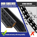 71"H Garage Shelving-3000LBS 5 Tier Storage Shelves,Adjustable Heavy Duty Metal Shelving Unit and Storage Large Wire Rack,Utility Steel Shelf For Shop Warehouse Industrial Pantry Basement 71"x35"x16"