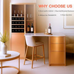 GSCIT Club Rose Gold Edge Banding, 3/4 Inch x 100ft Aluminum Brushed Edge Banding PVC Edge Trim for Cabinet Repair Furniture