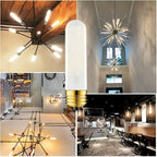 40 Watt T10 Clear Tubular Incandescent Light Bulb, Vintage Style Showcase Bulb,Showcase lamp, 2700K Soft White, E26 Medium Base, 280 Lumens (Misty White)