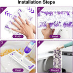 5X Cleaning Power Mop Pads for Swiffer Power Mop, Disposable Power Mop Pad Refills, Replacement Floor Cleaning Refills, Multi-Surface Wood Floor Replacement Pads (32)