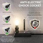 Outdoor Power Strip Weatherproof, Transparent IPX6 Waterproof Surge Protector with 3 Wide Outlets, 1625W/13A, 10FT Extension Cord, Wall Mountable for Indoor Outdoor, UL FCC Listed