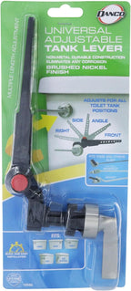 Danco 12046 Straight Replacement Handle with Front Angle/Side/Vertical Mount in Toilet Tank Lever, Brushed Nickel