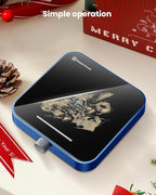 Maestri House Mug Warmer, Electric Coffee Cup Warmer for Desk with 3-Temp Settings,Auto Shut Off, Constant Temperature Heating for Beverage, Milk, Tea and Hot Chocolate at Home & Office (Blue)