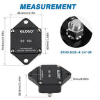GLOSO Circuit Breaker E94 Panel Mount T1 Auto Reset for Marine Automotive Truck (40A