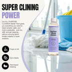 Marble & Granite Cleaner Concentrate - Plant-Based, Non-Toxic, Fragrance Free Cleaning Products - Slate, Marble, and Natural Stone Cleaner, – 8oz Makes 4 Bottles