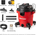 Vacmaster 12-Gallon 5.5 Peak HP Heavy-Duty Wet/Dry Vacuum - VJH1211PF 1101