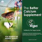 (2 Pack) Plant Based Calcium Supplement 600mg with Vitamin D3 K2, Zinc for Bone Strength, Sustainably Sourced Algae Calcium Magnesium 2:1 Ratio, Sugar Free Calcium Gummies 70+ Trace Minerals, Vegan
