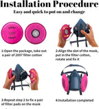 200PCS (100 Pack) 2097 Particulate Filter,2097 Filters Compatible with 6000 6200 6800 7000 FF-402 Series