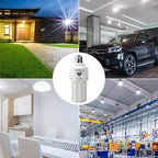 Led Light Bulb 400W Equivalent 6250 Lumen 5000K E26/E27 Medium Base 50W led Bulb for Outdoor Indoor Lamp Area Garage Warehouse Workshop Street Backyard