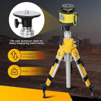Elevator Tripod for Laser Level, Surveying Instruments With Adjustable Legs for Cross Rotary Lasers