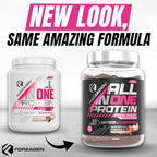 Forzagen All in One Protein for Her | Women’s Protein Powder with Multi Collagen Peptides | Hydrolyzed Collagen Supplement, Gut Health, Great for Pre & Post Workout | Dutch Chocolate, 30+ Servings