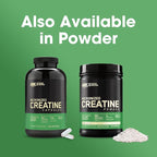 Optimum Nutrition Micronized Creatine Monohydrate Capsules, Keto Friendly, 2500mg, 200 Capsules (Packaging May Vary)