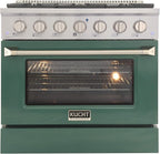 Kucht KNG361/LP-G Gas Range, Green
