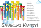 German Iron 14 mg - 100 Vegan Drink Effervescent Tablets - Cherry Flavor - Made in Germany