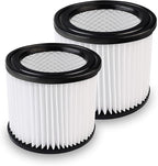 Shop-Vac High Performance 90398 Cartridge Filter, Fits Most 4 Gallon and less Shop-Vac Wet/Dry Vacuums, High Efficiency Nanofiber Filtration Paper, PET and Reusable, 2 Pack