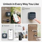 Anona Holo Wi-Fi Smart Lock with Keypad, Keyless Entry Deadbolt Door Lock with App Remote Control, AutoLock & Anomaly Detection, Non-Destructive Installation, Supports Alexa, Apple Home