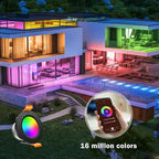 inShareplus 2 Inch Smart Recessed Lighting, 6 Pack WiFi Black LED Downlight 5W 120V, Dimmable RGBCW 2700-6500K Color Changing, Compatible with Alexa/Google, Ceiling Lights with LED Driver