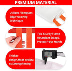 SecuCaptain Emergency Fire Blanket for Home and Kitchen - 8 Pack 40"x40" Flame Suppression Fiberglass Fire Blankets for House Camping Car Warehouse Office Emergency Survival Safety