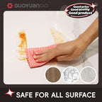 Disposable Cleaning Cloths Reusable Dsih Cloths for Kitchen Disposable Dish Rag Dry Fast 11.8x11.8 inch Pack of 100, Red