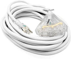 25 ft - 12 Gauge Heavy Duty Extension Cord - 3 Outlet Lighted SJTW - Indoor/Outdoor Extension_Cord by Watt's Wire - 25' 12-Gauge Grounded 15 Amp ExtensionCord