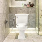 Universal Front Mount Toilet Handle Replacement Compatible with Kohler 1039863-CP/1160316-CP Memoirs Stately Toilet Tank Flush Lever Trip Lever, Polish Chrome