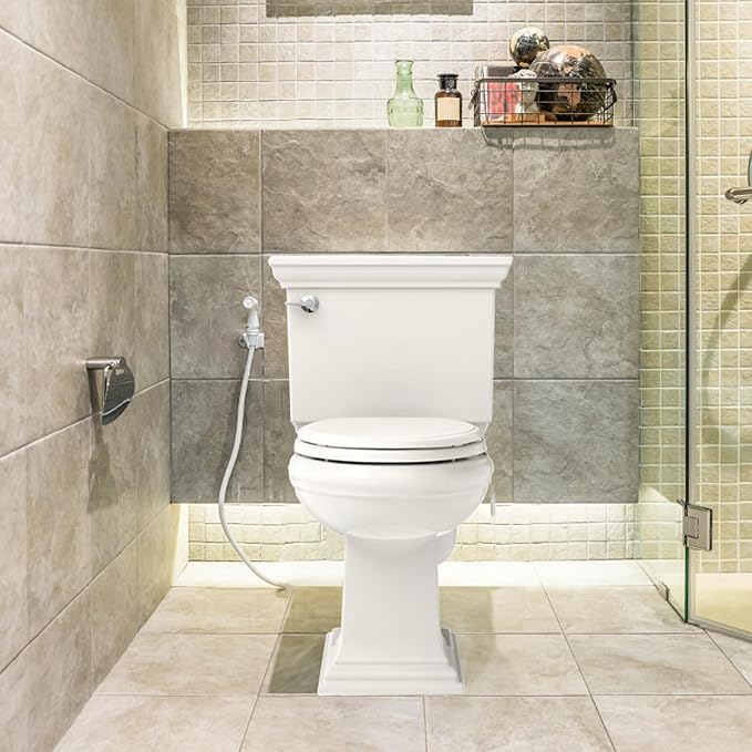 Universal Front Mount Toilet Handle Replacement Compatible with Kohler 1039863-CP/1160316-CP Memoirs Stately Toilet Tank Flush Lever Trip Lever, Polish Chrome