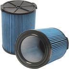 2 Pack VF5000 Filter Replacement for Ridgid Shop Vac 5-20 Gallon Wet Dry Vacuums,3 Layer Pleated Wet/Dry Vacuum Filter Compatible with WD1450 WD0970 WD1270 WD09700 WD06700 WD1680 WD1851 WD1680 RV2400A