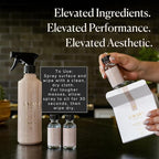 L'AVANT Collective Multipurpose Surface Cleaner Refill (Pack 3) | Provides a Powerful Clean to Remove Grease & Grime | Notes of Bergamot, Orange Blossom, Amber, Cedar | Blushed Bergamot Scent 3 x 1oz